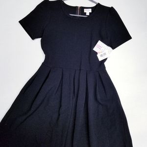 Lularoe Noir Amelia Dress